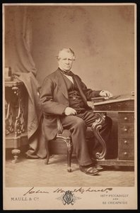 Portrett av John Hawkshaw 1811-1891, før 1876.