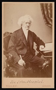 Portrett av Sir John Frederick William Herschel 1792-1871, før 1871.