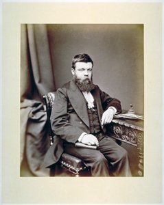 TC Fendick, Master of the Worshipful Company of Glaziers med mestermerket sitt, c1865