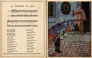 Vaktens ridder. barnerim (barnesang) (gravering)