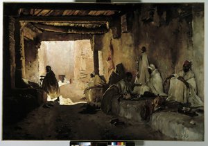 Slakterne i oasen Chelma, Biskra, Algerie