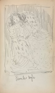 Italiensk skissebok: Levuks kone side 170, 1898-1899. av Maurice Brazil Prendergast