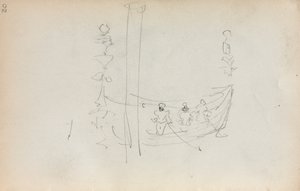 Italiensk skissebok: Venetian Boat side 30, 1898-1899. av Maurice Brazil Prendergast