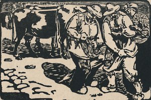 Marked i Auvergne - Fra Au Pied Des Puys, 1919 av Maurice Busset