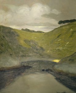 Landskap (olje på lerret)