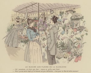 Illustrasjon for Paris Brilliant (farge litho) av Maurice Charles Mathieu Bonvoisin
