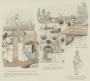 Illustrasjon for London Life by Mars av Maurice Charles Mathieu Bonvoisin