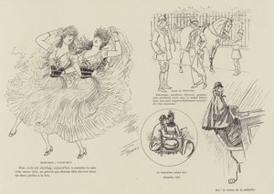Illustrasjon for London Life by Mars av Maurice Charles Mathieu Bonvoisin
