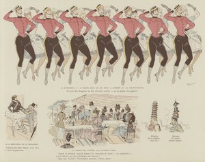 Illustrasjon for London Life by Mars av Maurice Charles Mathieu Bonvoisin