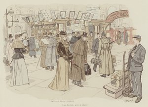 Illustrasjon for London Life by Mars av Maurice Charles Mathieu Bonvoisin