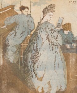 Setteverkstedet, ca. 1895.