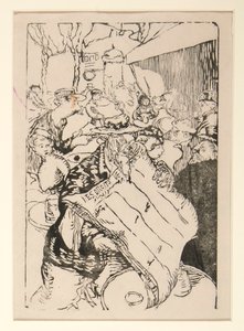 Gateselgerne i La Pensee, Les Boulevards, s. 45 av Maurice Delcourt