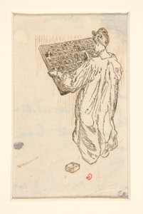 Gateselgerne i La Pensee, illustrasjon, s. 57 (redusert versjon) av Maurice Delcourt