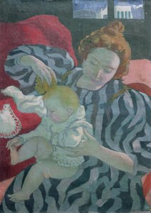 En mor som vasker sitt barn, 1895 av Maurice Denis