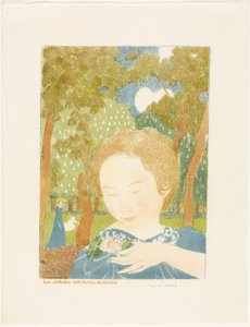 Holdninger er Lett og Kysk, tallerken to fra Love av Maurice Denis
