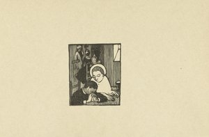 Illustrasjon ved gedicht i dichtbundel Sagesse van Paul Verlaine To nye tresorter for Sagesse av Paul Verlaine The Trial (serietittel) av Maurice Denis