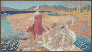Oppvåkningen av Odysseus. av Maurice Denis
