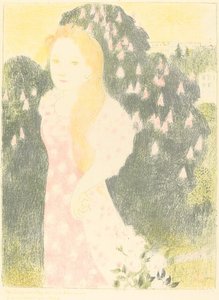 Skumringene har en mykhet av gammel maling av Maurice Denis