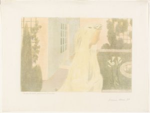 Livet blir dyrebart, diskret, tallerken elleve fra Kjærlighet av Maurice Denis