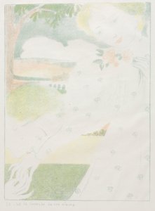 Kjærlighet: Pl. 8, Og det er håndkjærtegn Amour: Pl. 8, Et cest la caresse de ses mains, 1898 av Maurice Denis