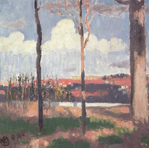 Marly Aqueduct sett fra Pecq av Maurice Denis