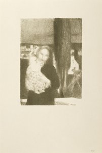 Maternite au cypres (mor og barn under et sypresstre) av Maurice Denis