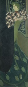 Portrett av Madame Ranson i grønt, 1893 av Maurice Denis