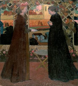 Besøket, 1894. av Maurice Denis