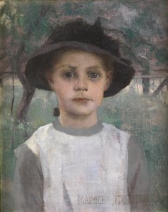 En ung jente, 1886 av Maurice Greiffenhagen