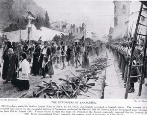 The Defenders of Saragossa, illustrasjon fra 