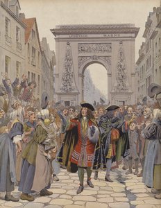 Boufflere vinteren 1709, beroliget en forstyrrelse