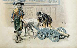Frankrikes historie: Selv om Ludvig XIII erklærer major, fortsetter han barnas leker med sin favoritt Charles d