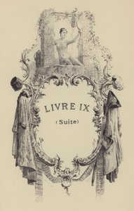 Illustrasjon for bok IX av Jean-Jacques Rousseaus bekjennelser (gravering) av Maurice Leloir