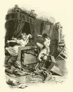 Illustrasjon for The Three Musketeers (gravering) av Maurice Leloir