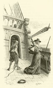 Illustrasjon for The Three Musketeers (gravering) av Maurice Leloir