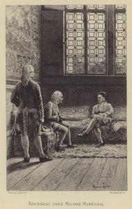 Rousseau besøker Georgel Keith av Maurice Leloir