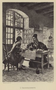 Arkimandritten (gravering) av Maurice Leloir