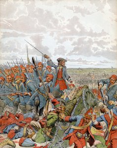War of the Spanish Succession. The Battle of Denain, July 24 av Maurice Leloir