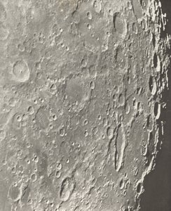 Lunar Photograph Blancanus - Tycho - Schiller, 1899 av Maurice Loewy