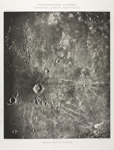 Månefotografering: Copernicus-Kepler-Aristaric, 1896. av Maurice Loewy