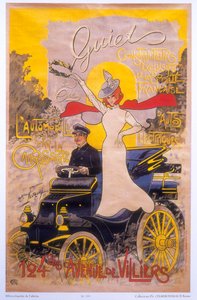 Plakat som reklamerer for bilkarosseri, 1899 av Maurice Neumont