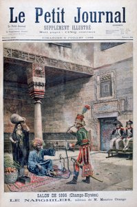 'The Narguileh', Egypt, 1896 av Maurice Orange