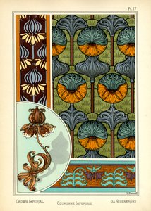 The Crown Imperial (farge litho) av Maurice Pillard Verneuil