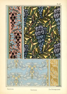 The Glycine (farge litho) av Maurice Pillard Verneuil