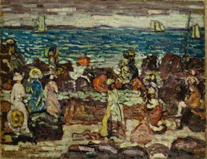Ein dunkler Tag av Maurice Prendergast