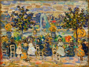 I Luxembourghagen av Maurice Prendergast