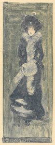 Lady Su Hui og hennes verspuslespill av Maurice Brazil Prendergast