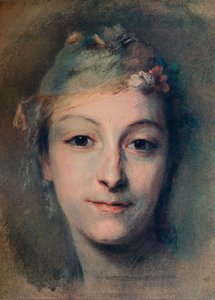 Mademoiselle Fel, c1756 av Maurice Quentin de La Tour