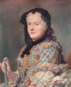 Marie Leczinska, c1748. av Maurice Quentin de La Tour