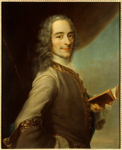 Portrett av Francois Marie Arouet dit Voltaire av Maurice Quentin de La Tour